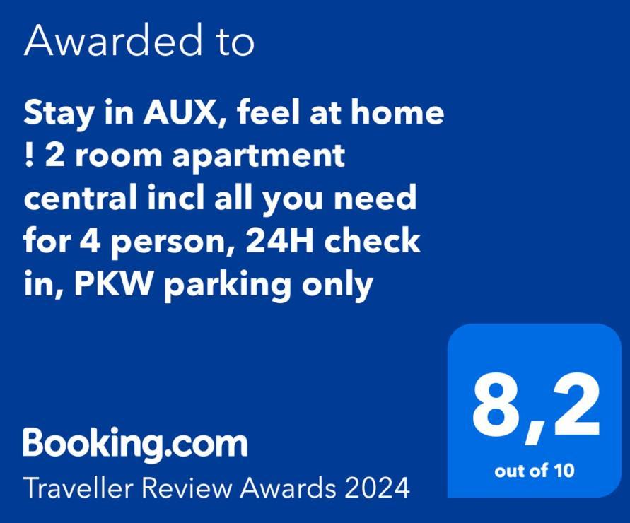 Stay In Aux, Feel At Home ! 2 Room Apartment Central Incl All You Need For 4 Person, 24H Check In, Pkw Parking Only Augsburg Exterior photo